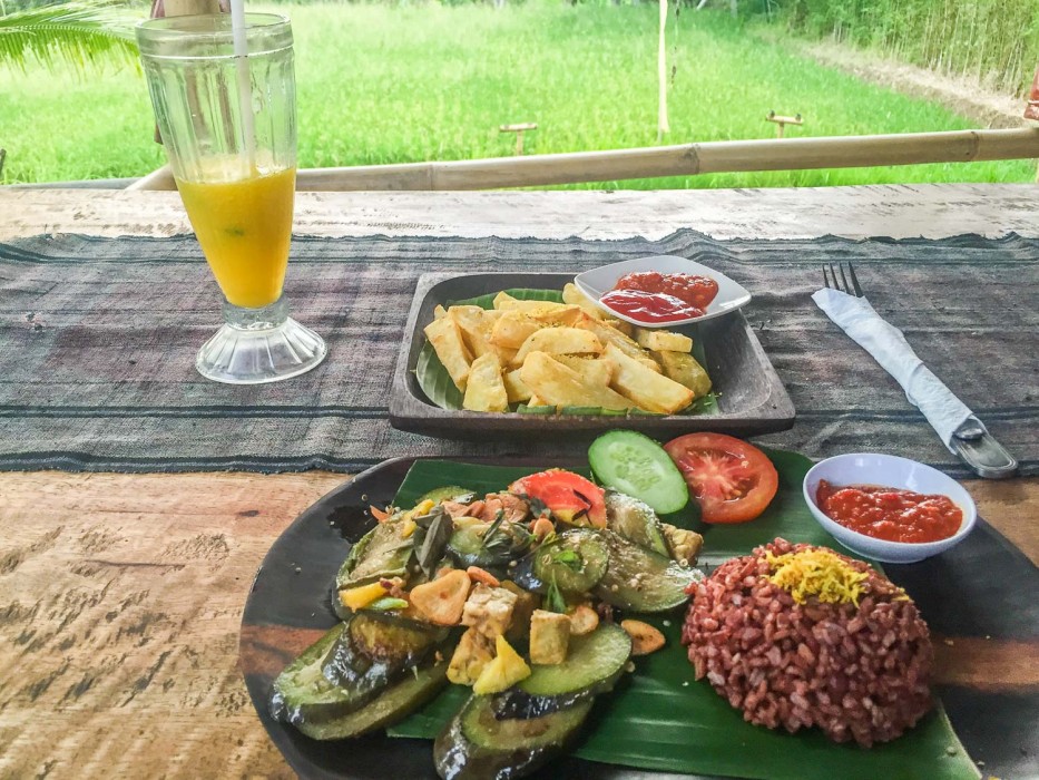 Ubud vegetarian restaurants - warung Bintangbali