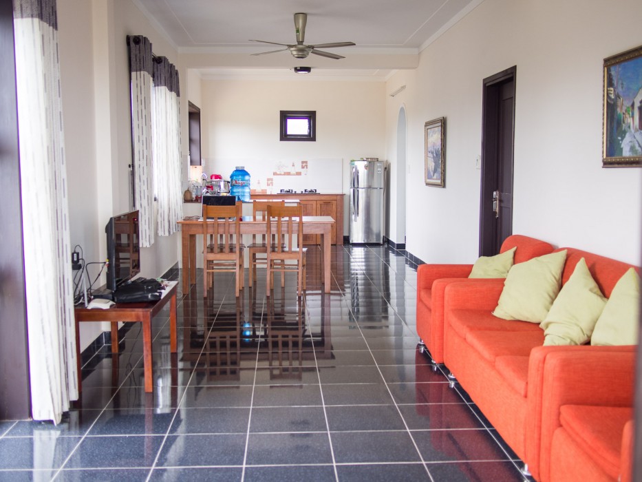 Hoi An house rental -our living room at Lotus Apartments