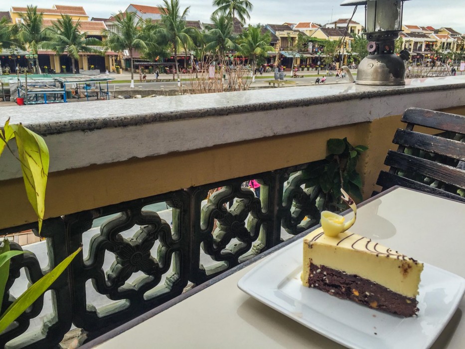 Brownie cheesecake at Cargo Club, Hoi An
