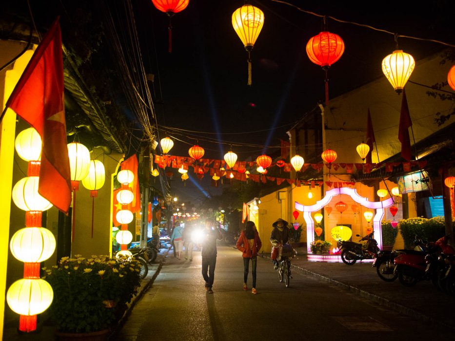 The old town at night, Hoi An