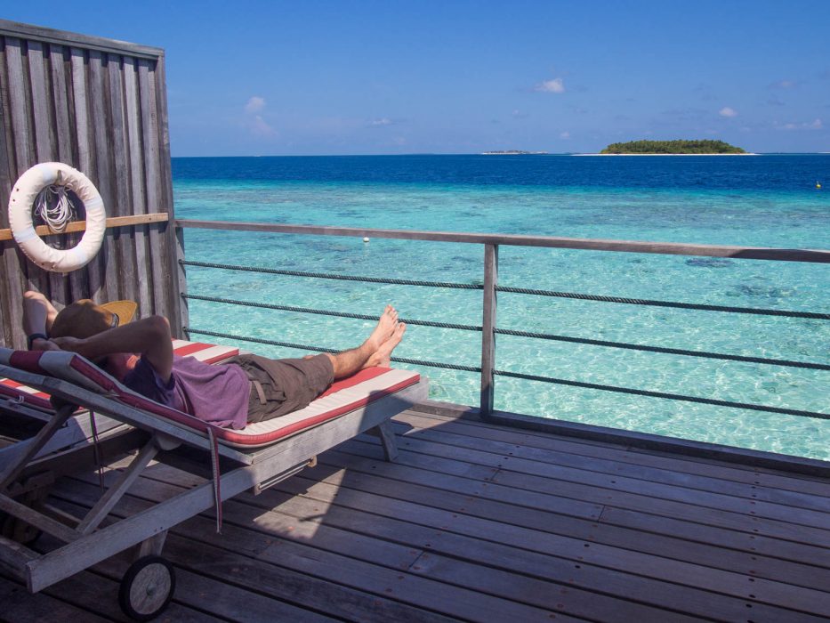 Affordable overwater bungalows in the Maldives at Reethi Beach Resort