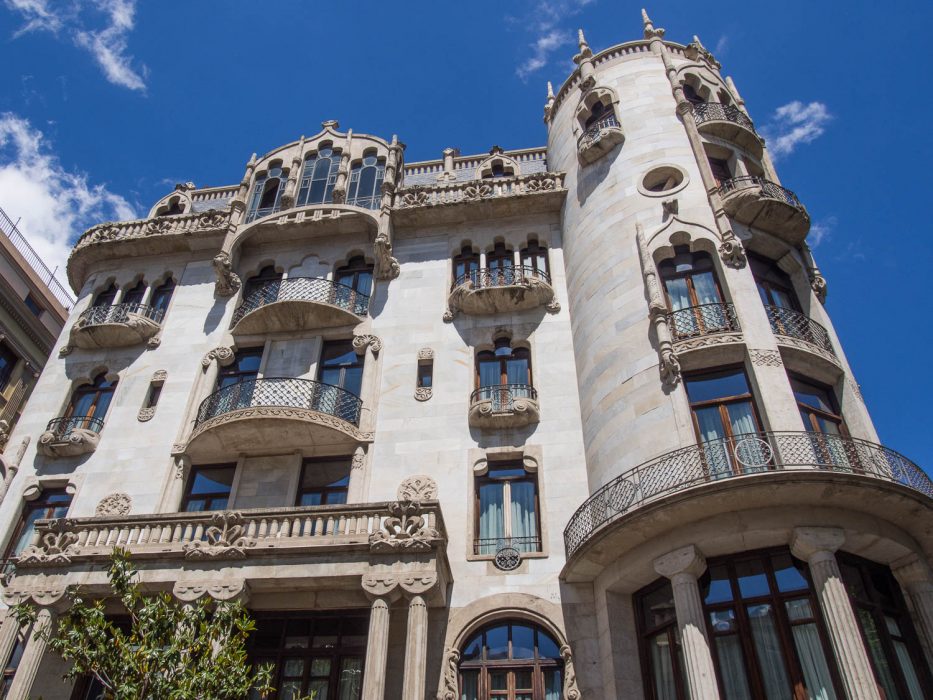 Casa Fuster on the Gaudi in Context walk, Barcelona