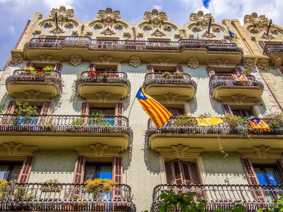Gracia Barcelona architecture, Spain