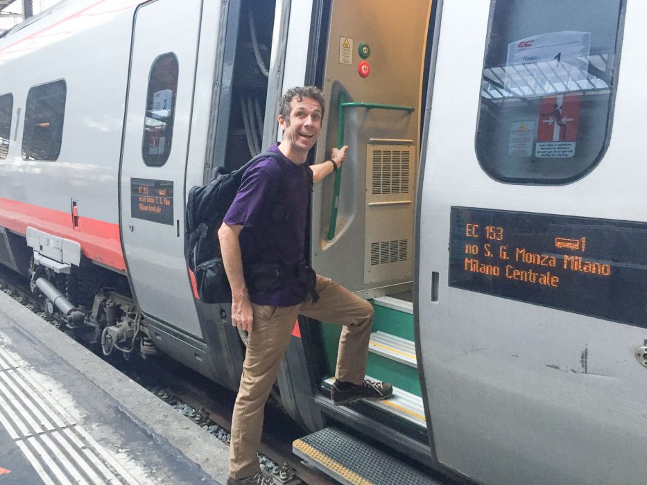 Riding the trains in Italy