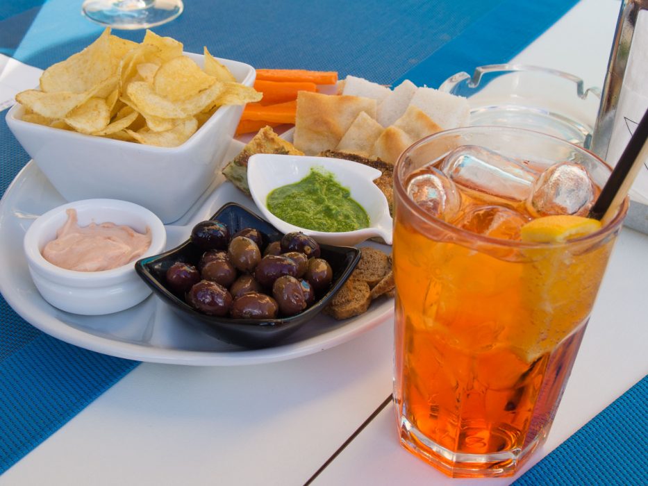 Aperitivo at Sole Bar, Rapallo
