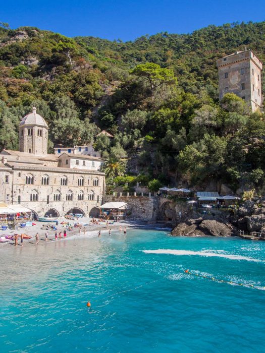 The remote abbey and beach of San Fruttuoso is one of the highlights of the Italian Riviera in Liguria. The hike from Camogli to San Fruttuoso and the ferry back to Rapallo was the perfect day trip. Click through to read all about it. 