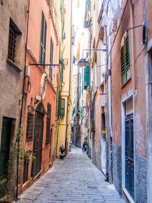 Backstreet in Genova, Italy