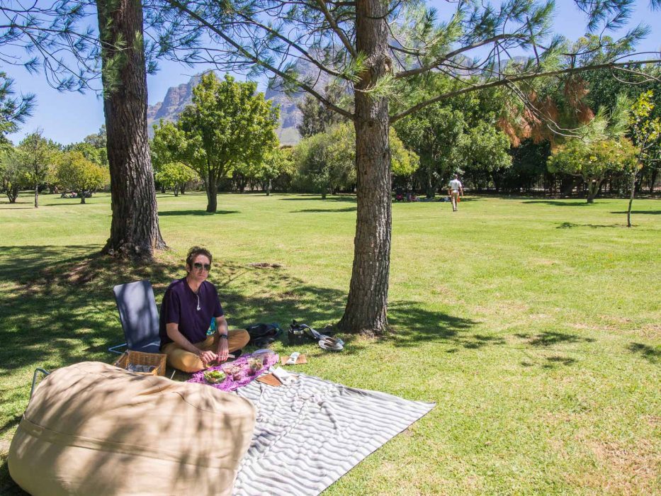 Werf picnic area at Boschendal