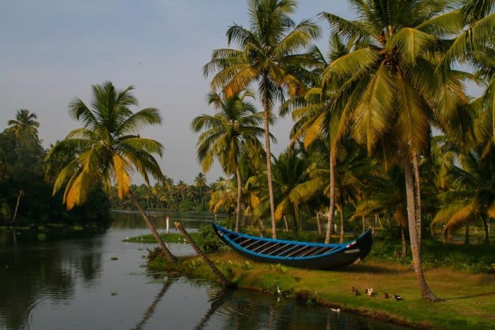 The backwaters of Kerala India