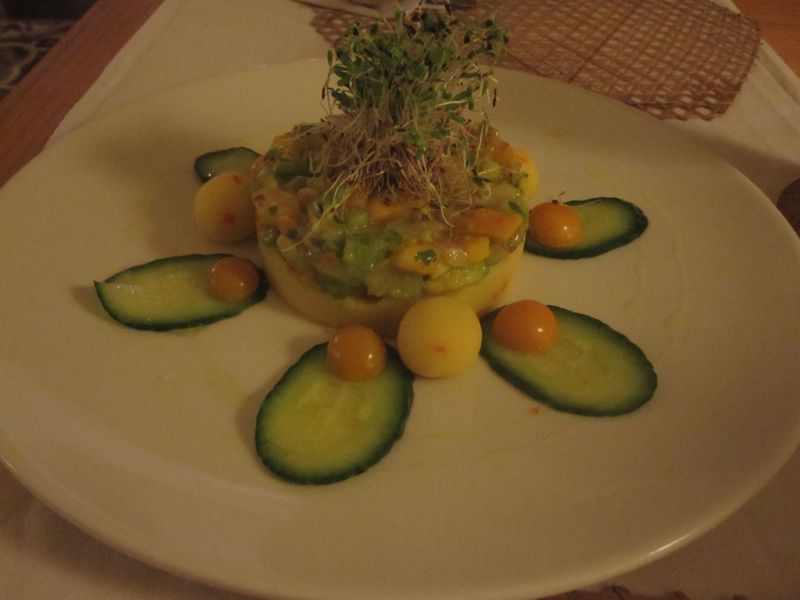 vegetarian causa, AlmaZen, Lima