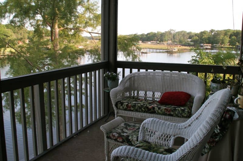 View from our terrace in Jacksonville, Florida