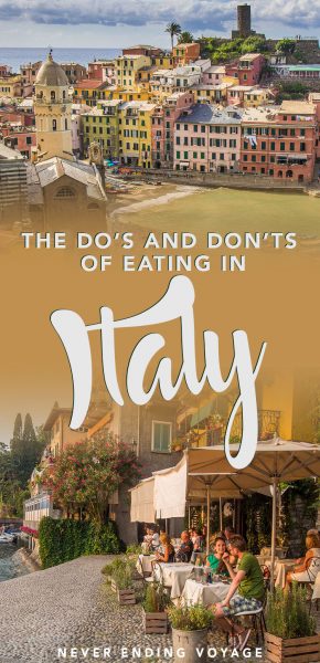 Let's be honest, most of us go to Italy to eat. Well, here's a guide on the dos and donts of eating in Italy so you don't make any rookie mistakes.