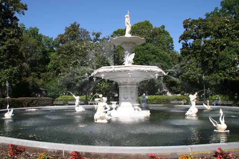 Fountain in Forsyth Park, Savannah