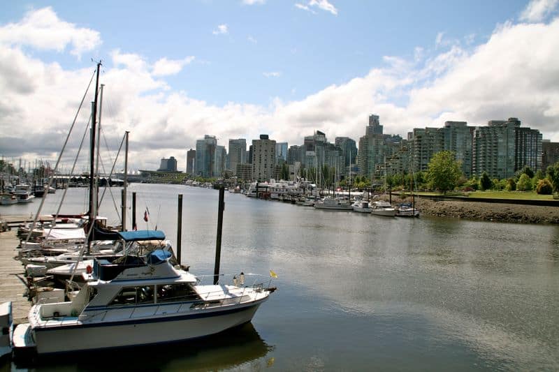 Harbour view from Stanley Park, Vancouver