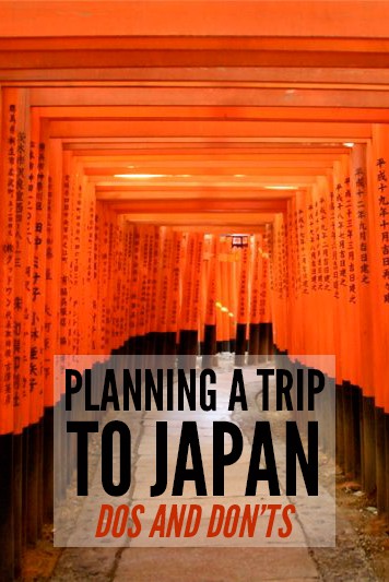 plan your trip to japan