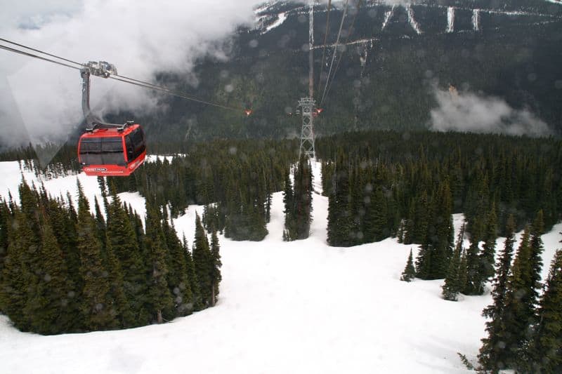 Peak 2 Peak Gondola trip at Whistler