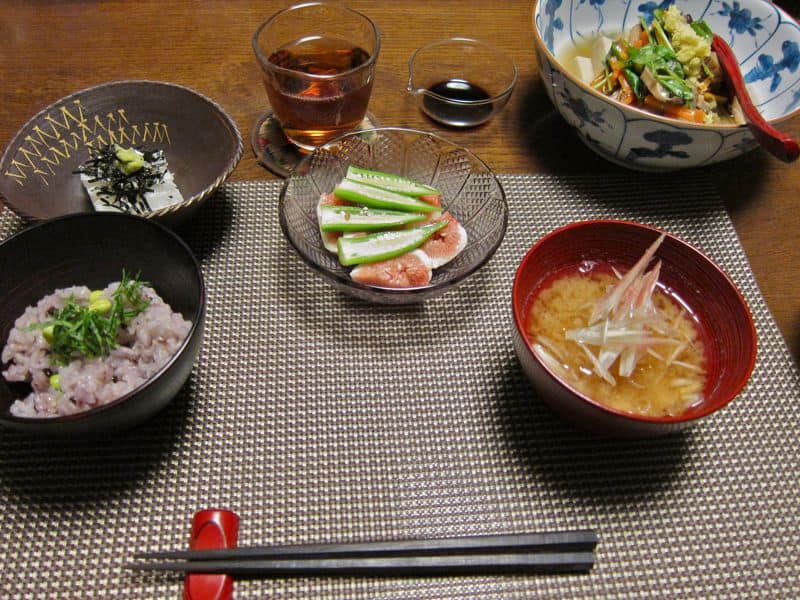 Uzuki cooking class meal