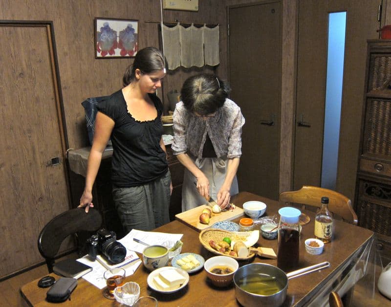 Uzuki cooking class, Kyoto