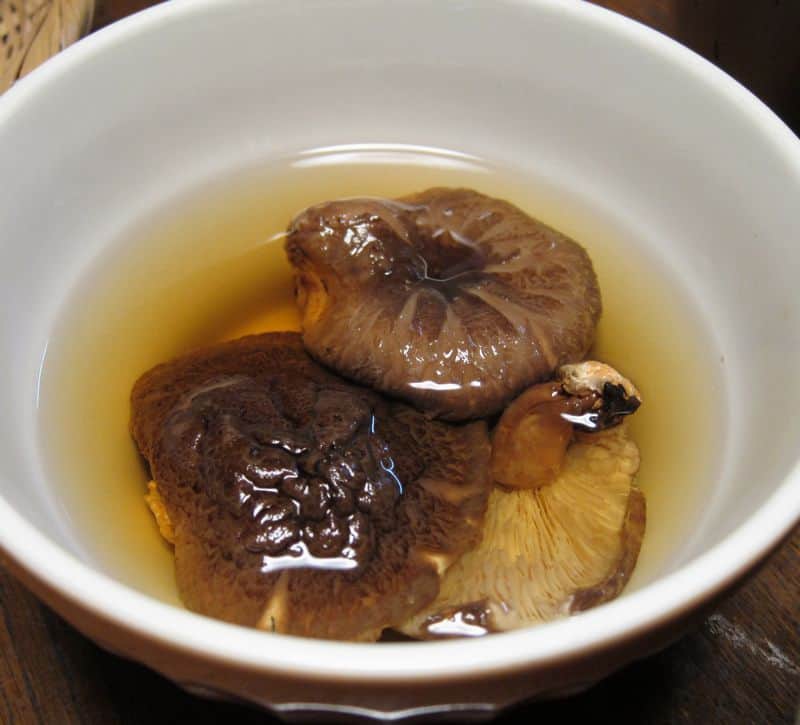 Dried shiitake mushrooms