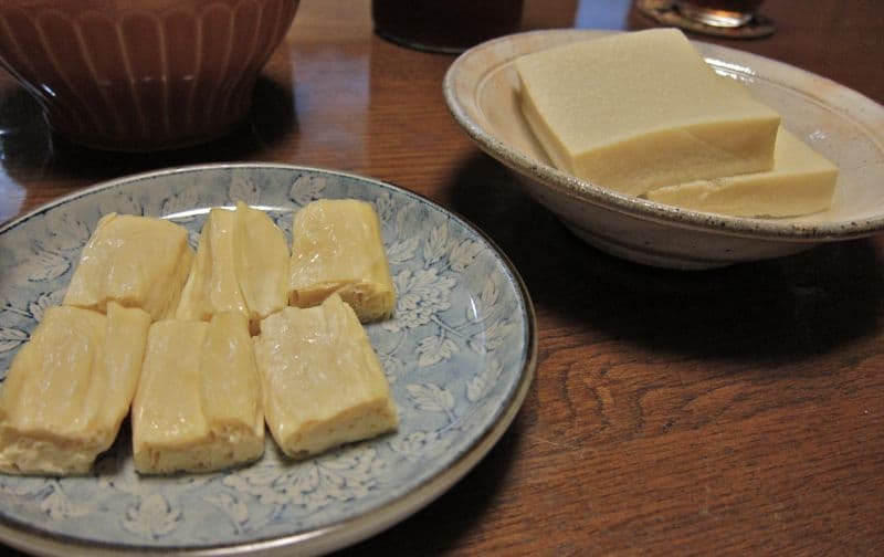 Yuba and koyadofu tofu, Kyoto