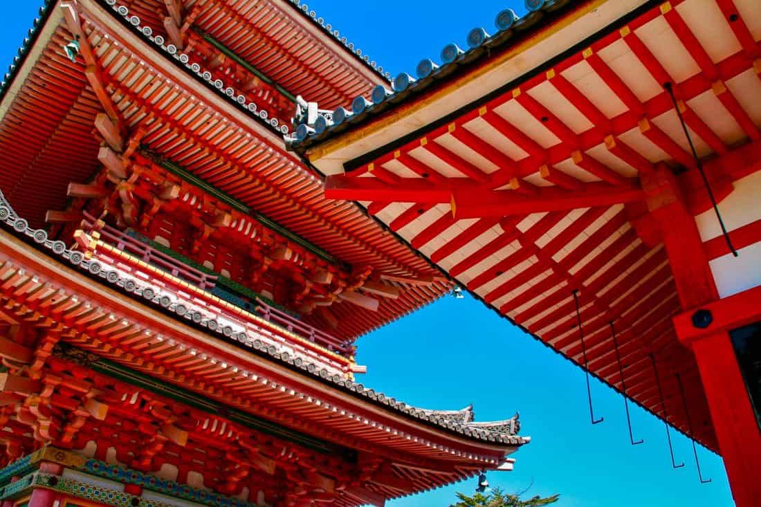 Pagoda at Kiyomizu-dera temple in Kyoto