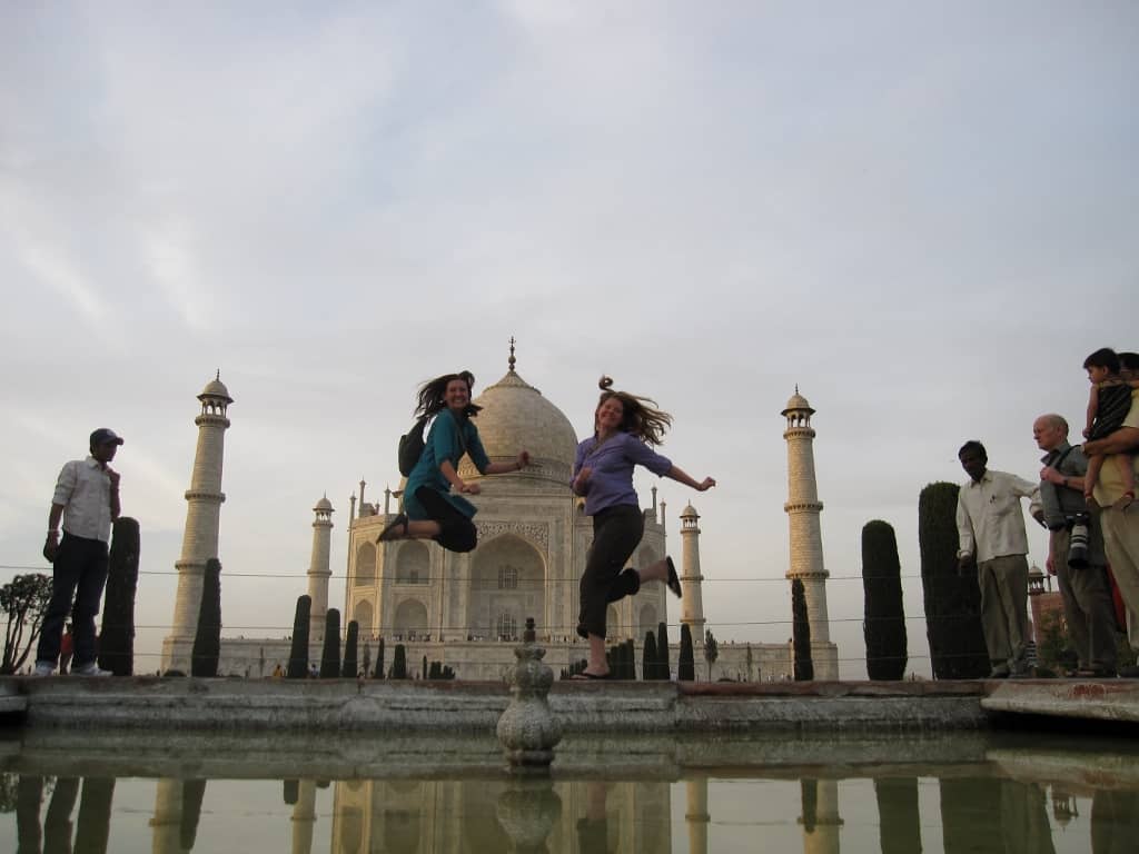 Shannon at Taj Mahal, India 