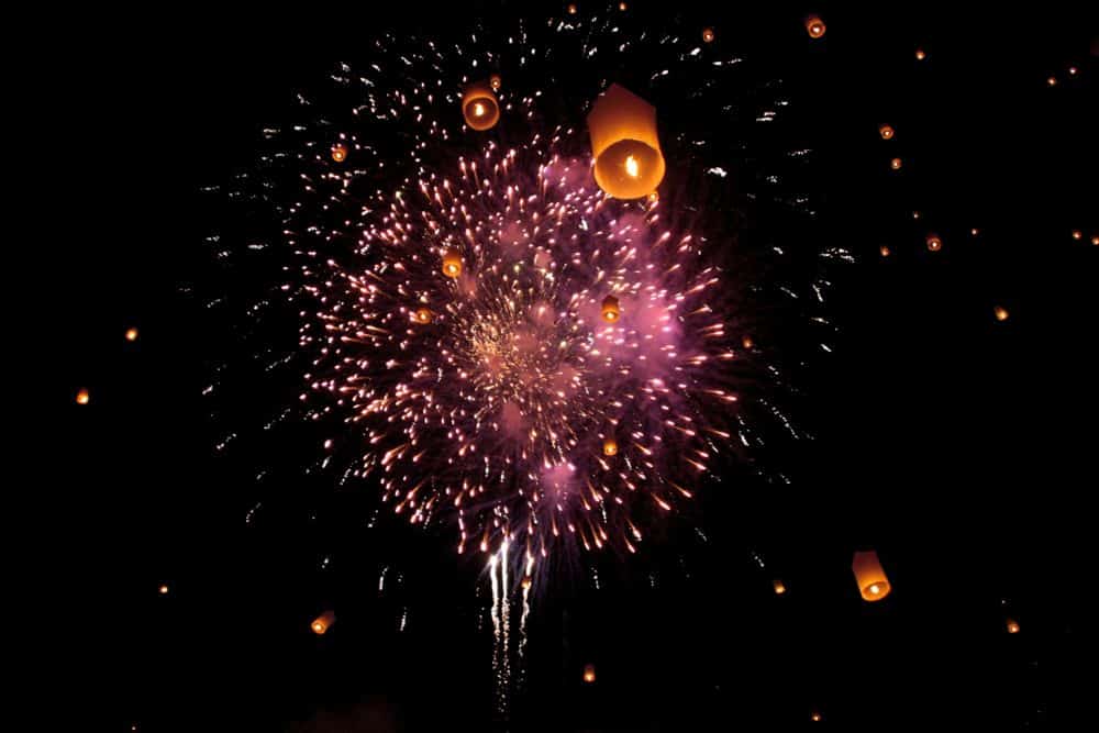 Fireworks at Yee Peng