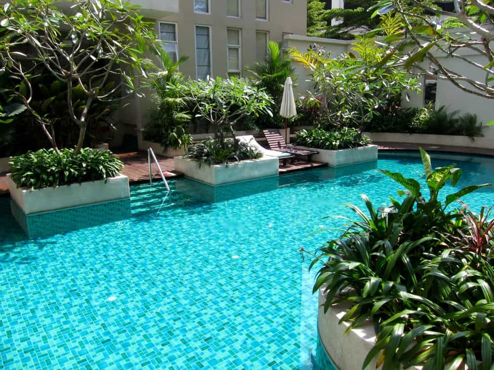 Twin Peaks Condo pool, Chiang Mai, Thailand