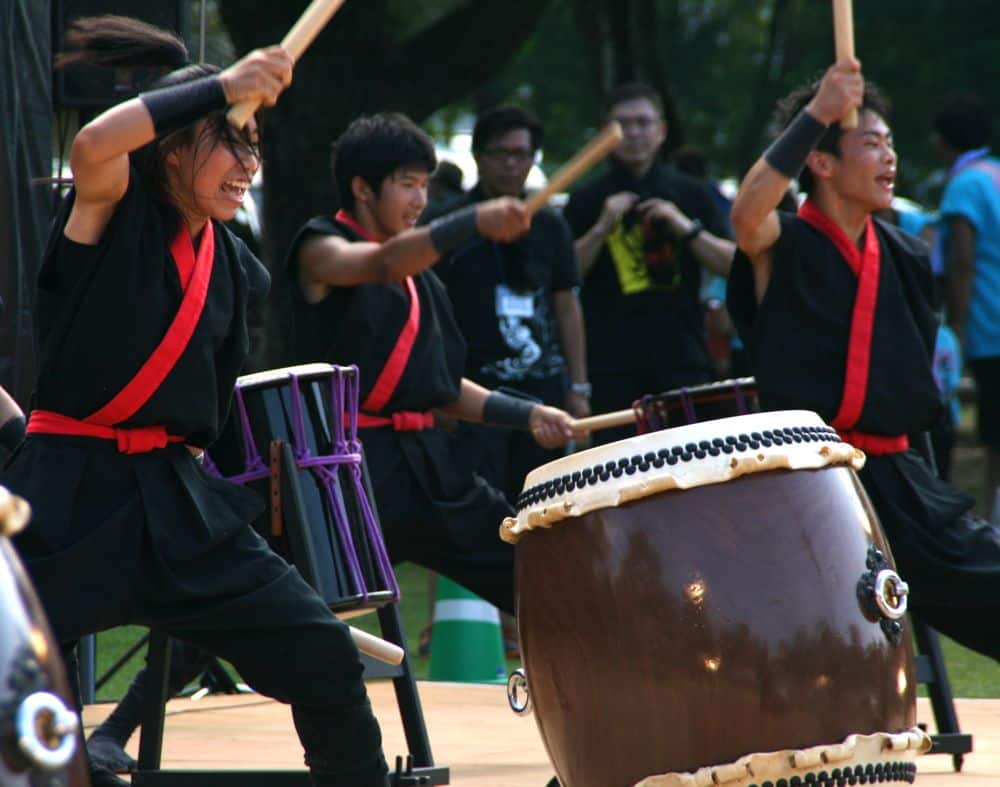 Taiko drummers