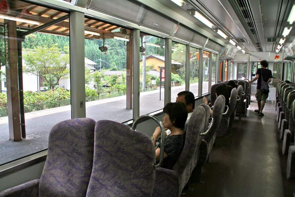 Scenic train to Kurama