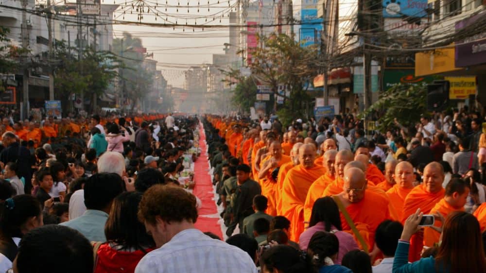 12600 monks, Chiang Mai