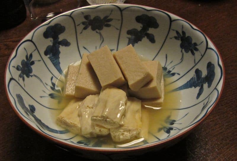 Koyadofu and yuba, vegetarian Japanese fooods