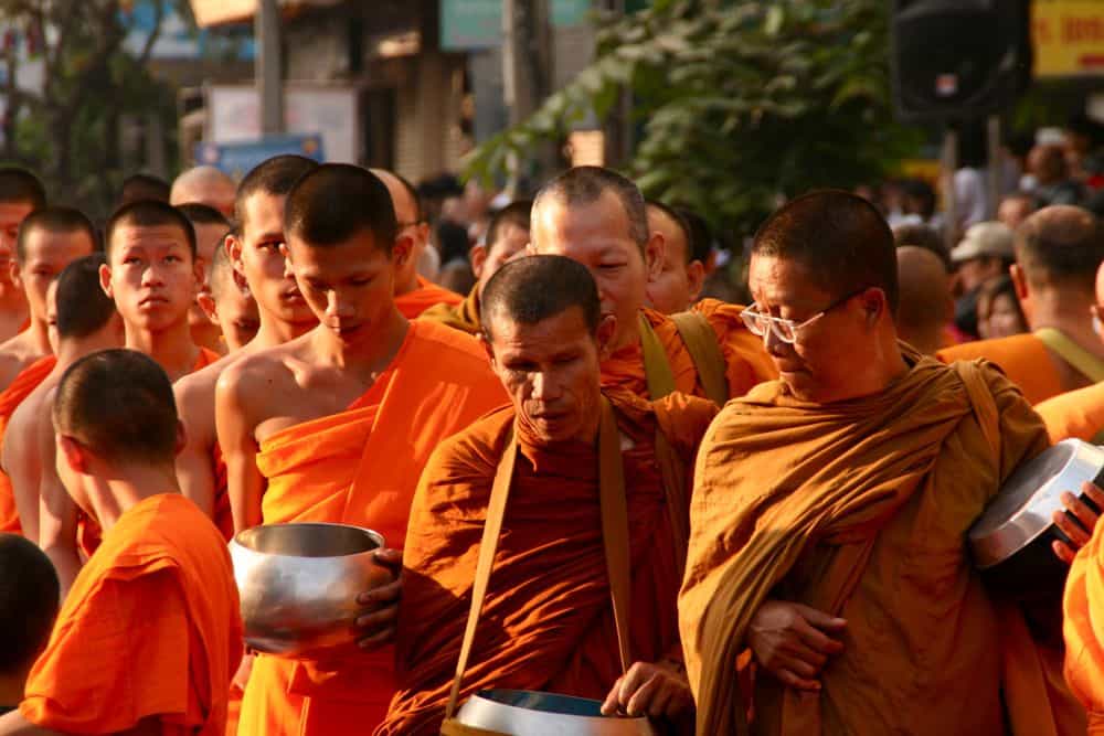 12600 monks, Chiang Mai, Thailand