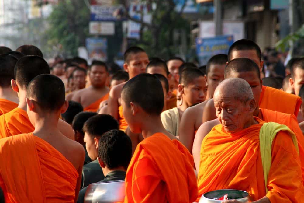 12600 monks, Chiang Mai, Thailand