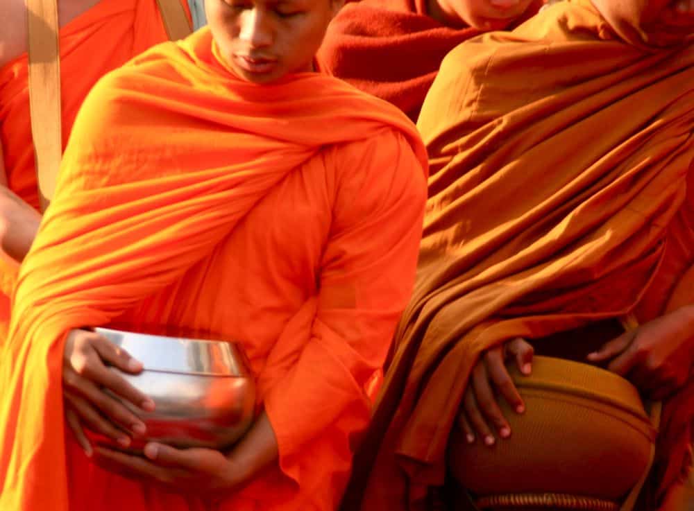 Monks alms bowls