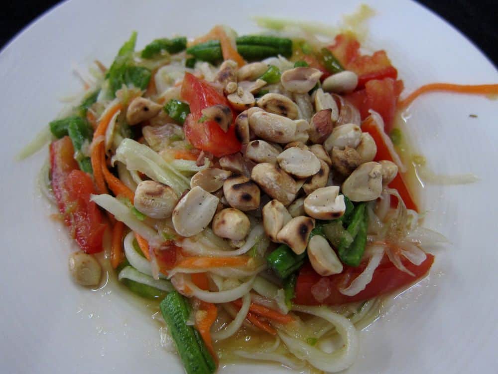 som tam green papaya salad