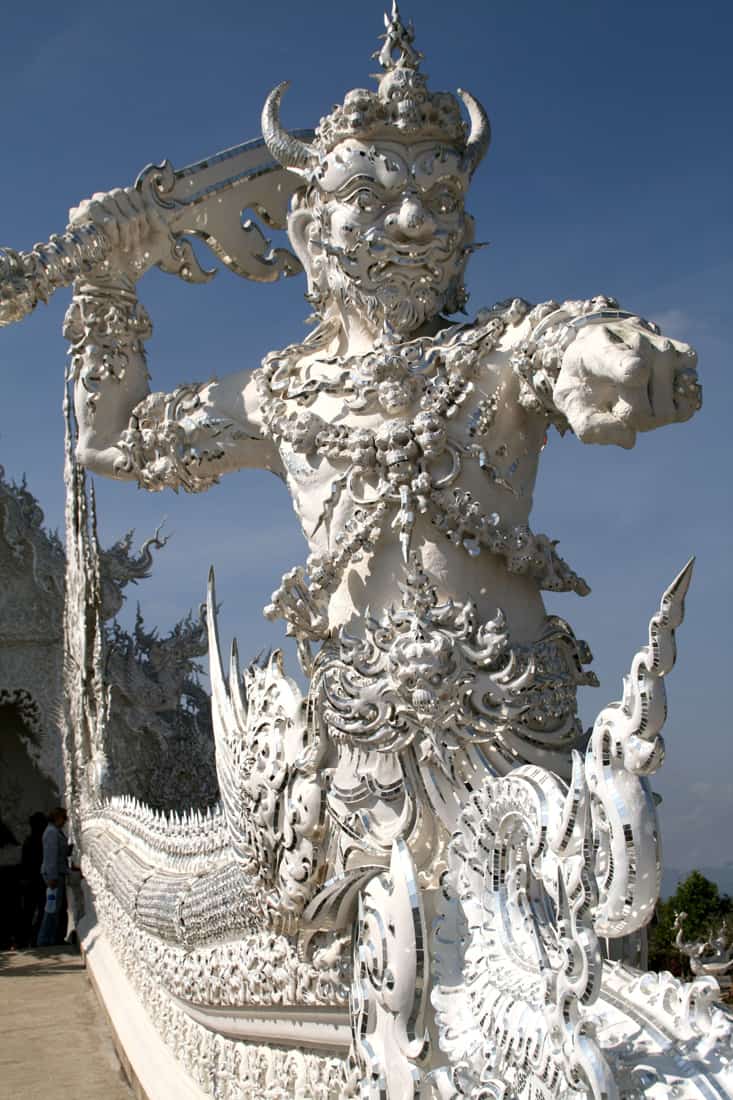 Death statue, White Temple, Chiang Rai