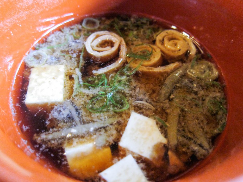 Miso and tofu soup in Japan