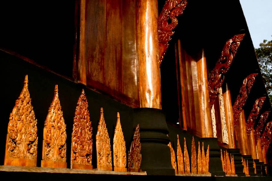 Vihara detail, Black House, Chiang Rai, Thailand