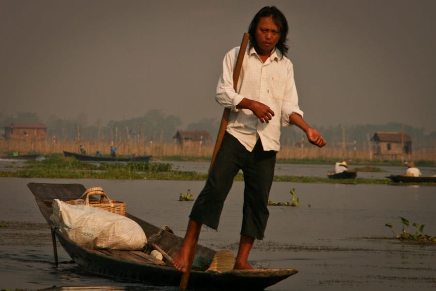 Fisherman at Inle Lake Fisherman at Inle Lake