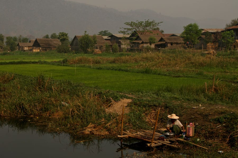 Rural scenery outside Nyaungshwe