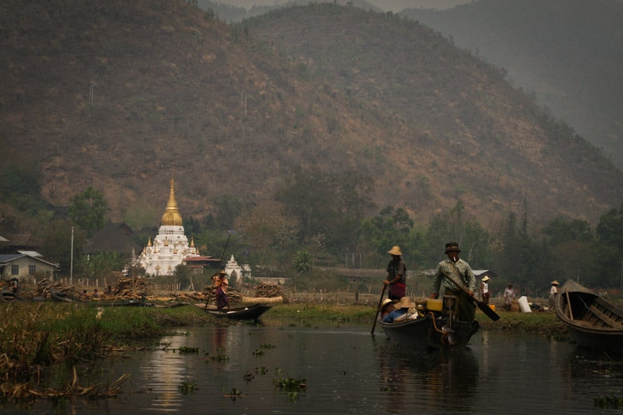 Jetty at Kaung Daing, Inle Lake