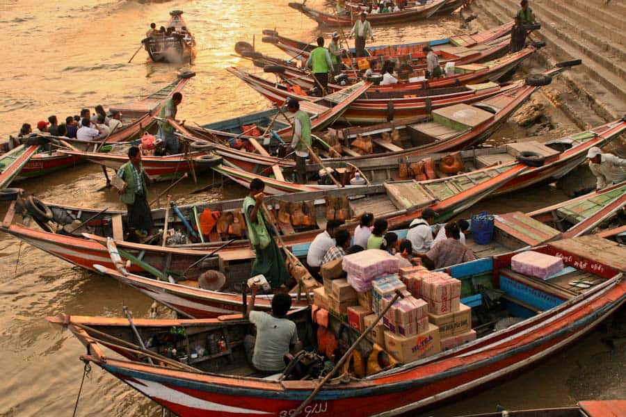 Yangon jetty