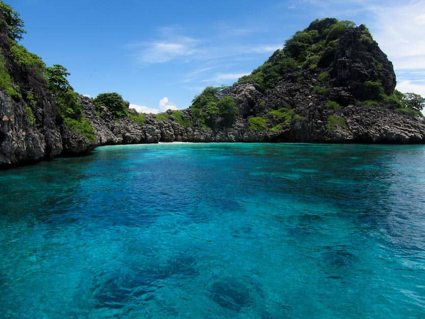 Our dive spot at Koh Haa, Thailand