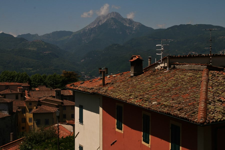 Barga view from Duomo Barga view from Duomo