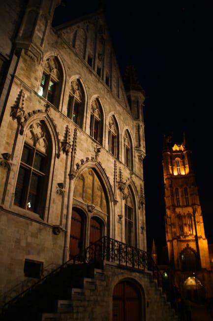 Ghent at night Ghent at night