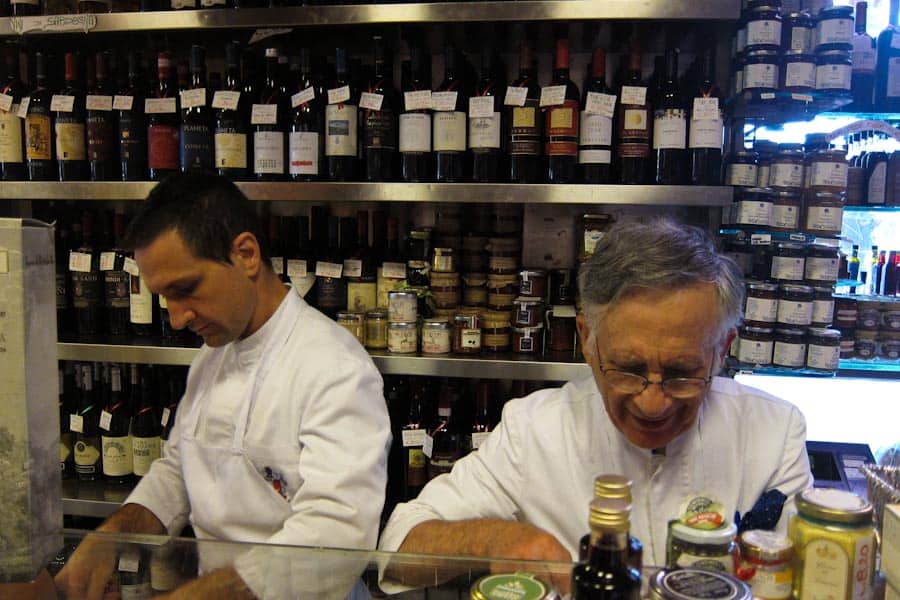 The Volpetti staff on the Testaccio Rome food tour