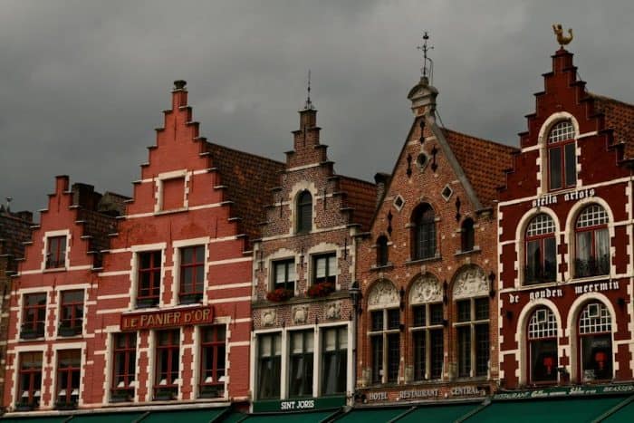 Step gable houses in Bruges