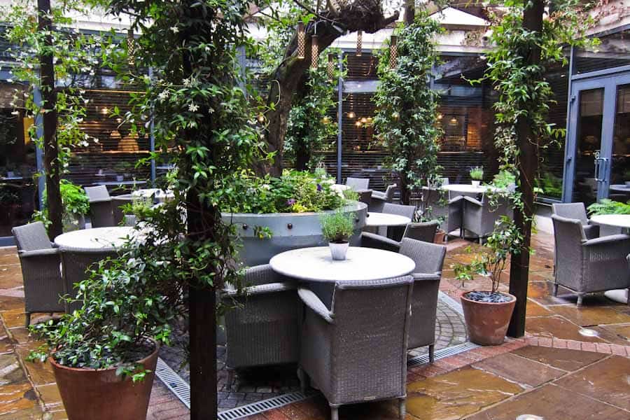 Hoxton courtyard