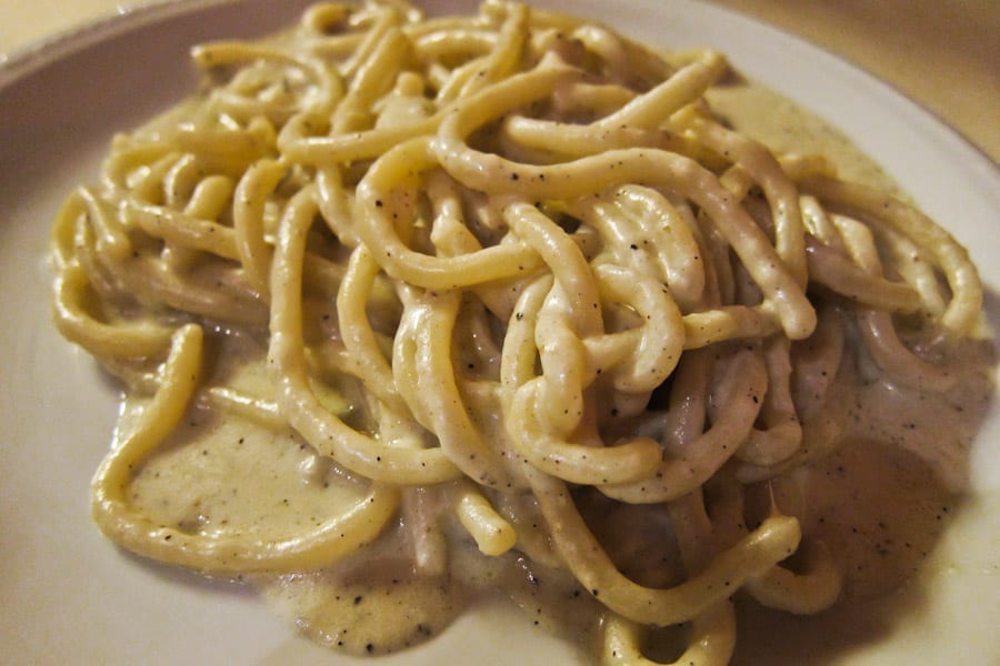 Pici Cacio e Pepe